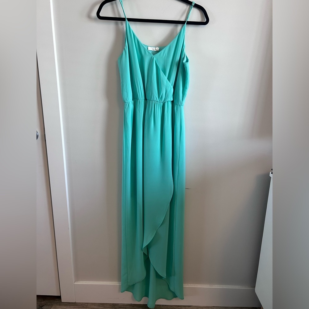 Teal Maxi Dress, medium